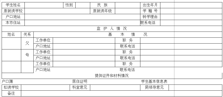 关于印发市直辖普通中小学校学生转学指引的通