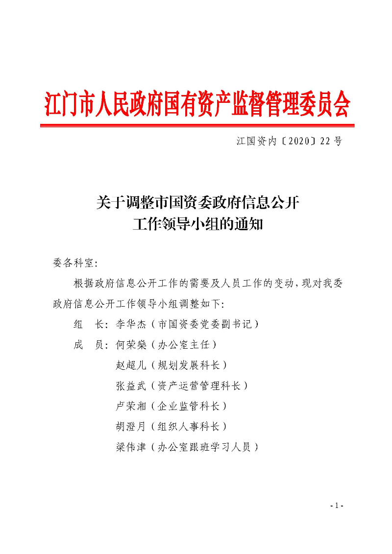 关于调整市国资委政府信息公开工作领导小组的通知_页面_1.jpg