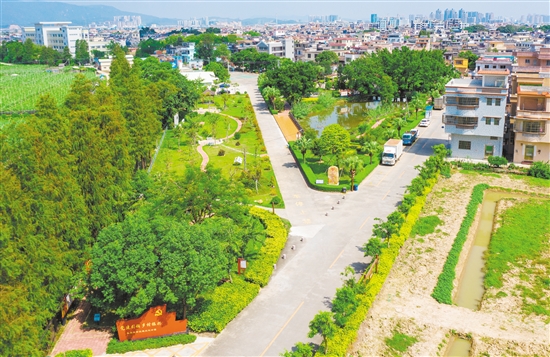 江海区礼乐街道英南村已成为网红打卡地,不仅是因为其先后获得"江门市