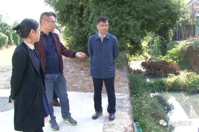 新会区长梁明建到罗坑镇督导污染防治攻坚工作
