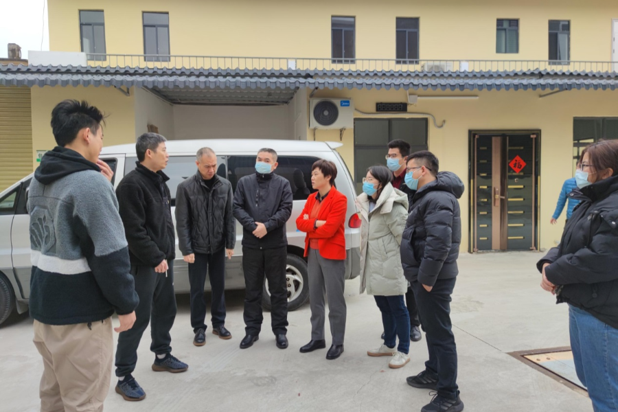 省农业农村厅农村合作经济指导处副处长丁艳平带队到江门市调研
