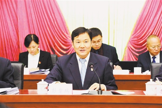 高新区党工委书记,管委会主任,江海区委书记彭章瑞: 凝聚起推动高质量