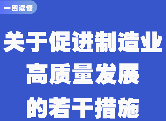 图解：关于促进制造业高质量发展的若干措施