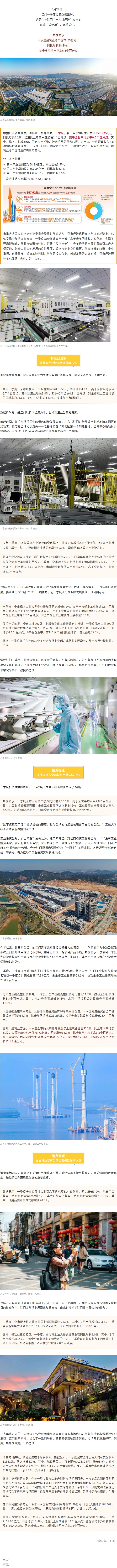 江门一季度经济数据出炉，建筑业总产值78.jpg