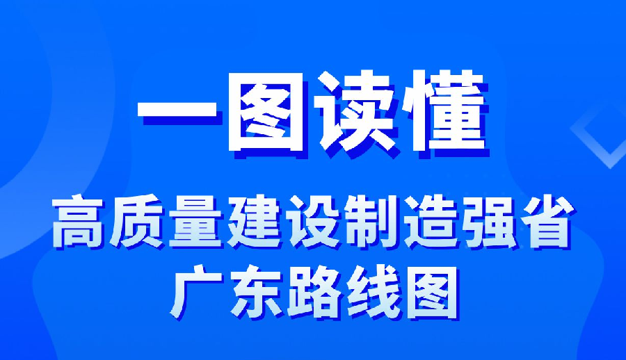一图读懂高质量建设制造强省广东路线图