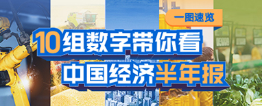 一图速览：10组数字带你看中国经济半年报