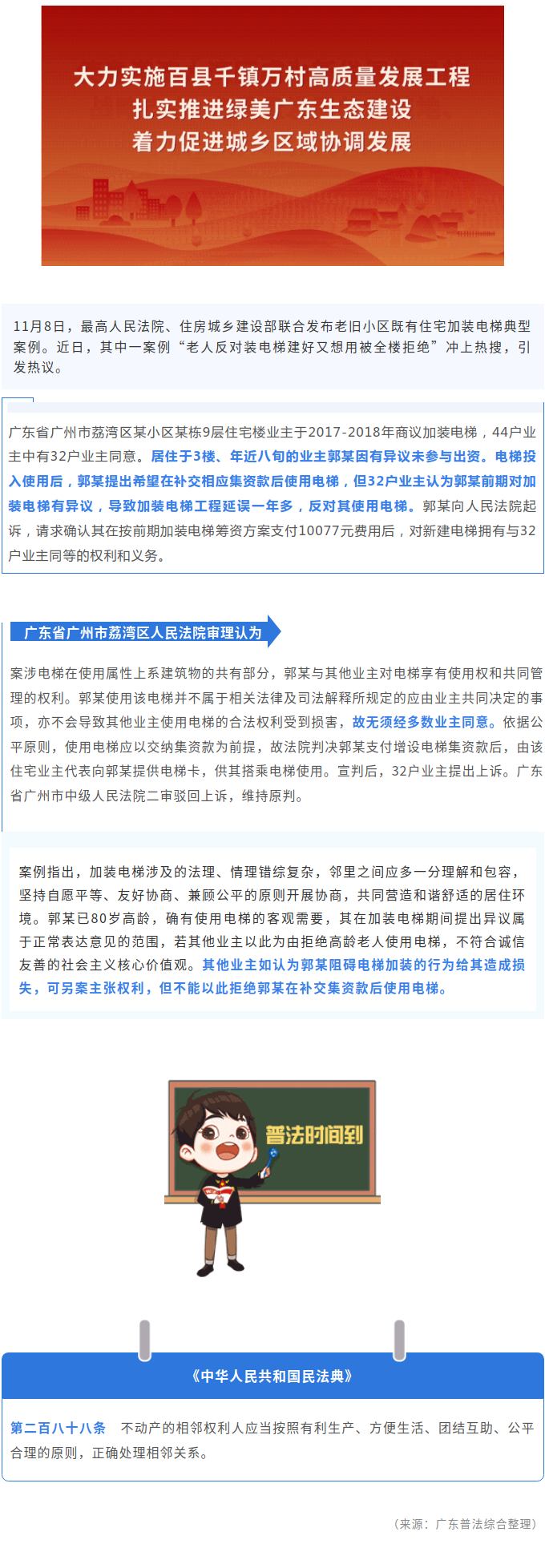 老人反对装电梯，建好后又想用被多数业主拒绝！法院判了.png