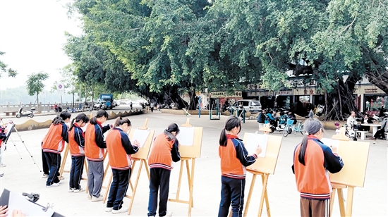 广东江门开展志愿服务活动 引导青少年守护绿水青山