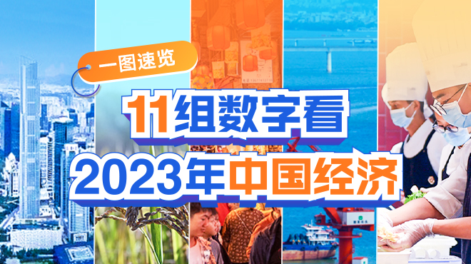 一图速览：11组数字看2023年中国经济