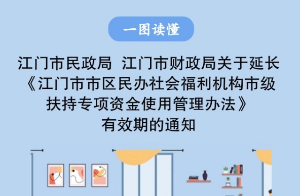 图解：江门市市区民办社会福利机构市级扶持专项资金使用管理办法