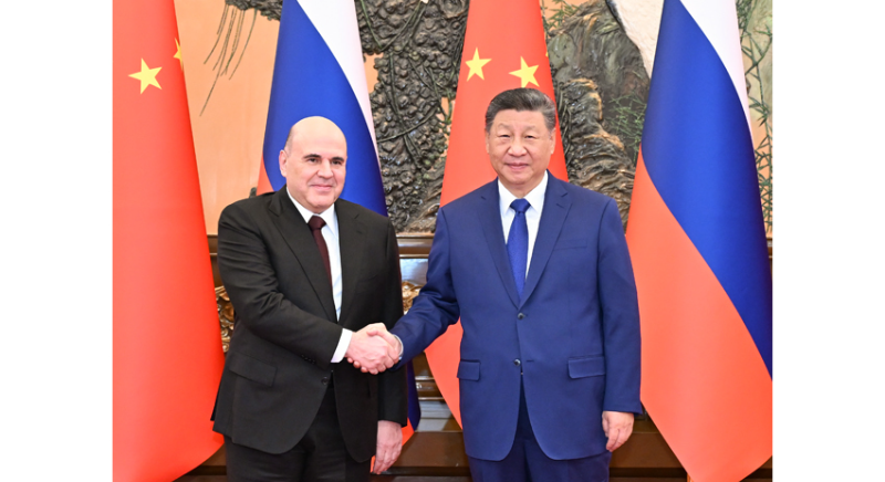 习近平会见俄罗斯总理米舒斯京 习近平会见俄罗斯总理米舒斯京