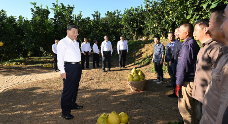 习近平在广东省梅州市考察调研