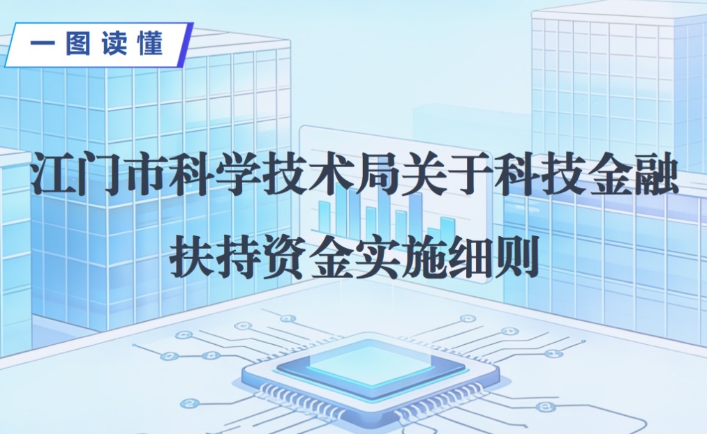 图解：江门市科学技术局关于科技金融扶持资金实施细则