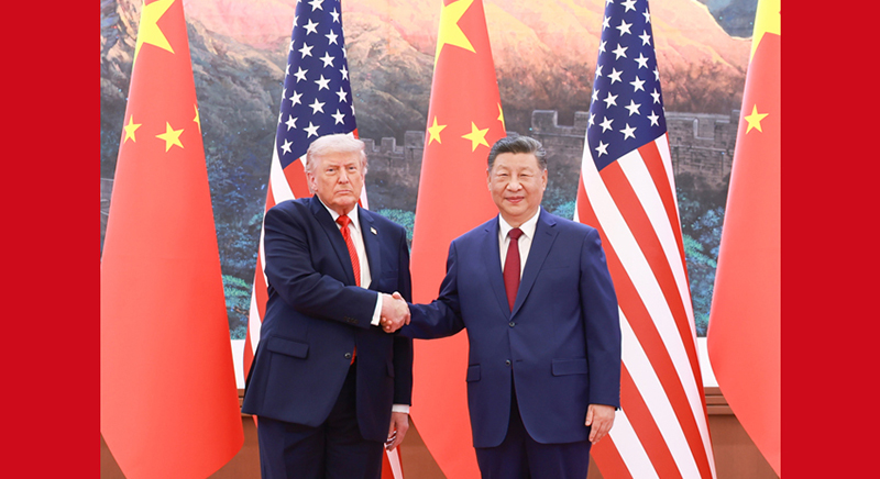 习近平同美国总统特朗普会谈