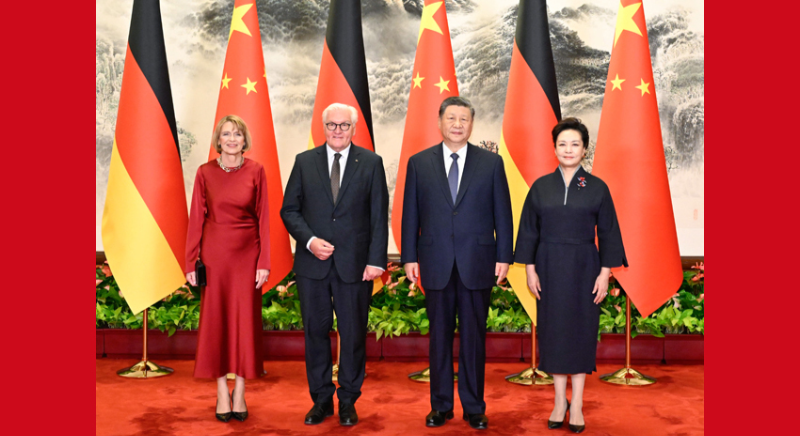习近平同德国总统施泰因迈尔会谈 习近平同德国总统施泰因迈尔会谈