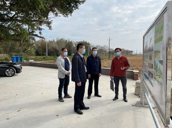 市生态环境局党组书记,局长廖辉文到台山市冲蒌镇调研乡村振兴工作
