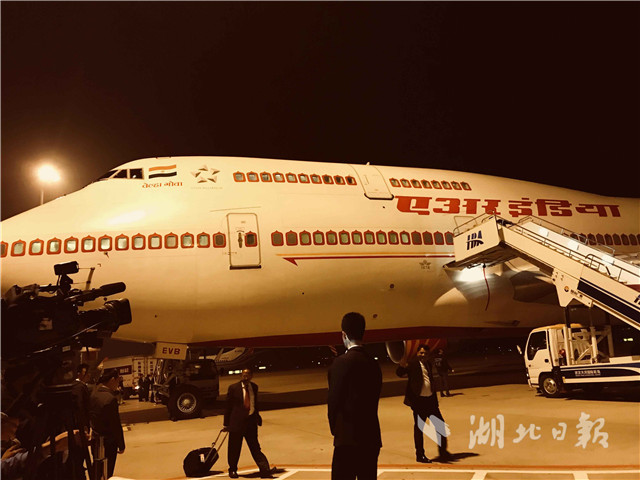 印度总理莫迪抵达武汉 将与习近平举行非正式