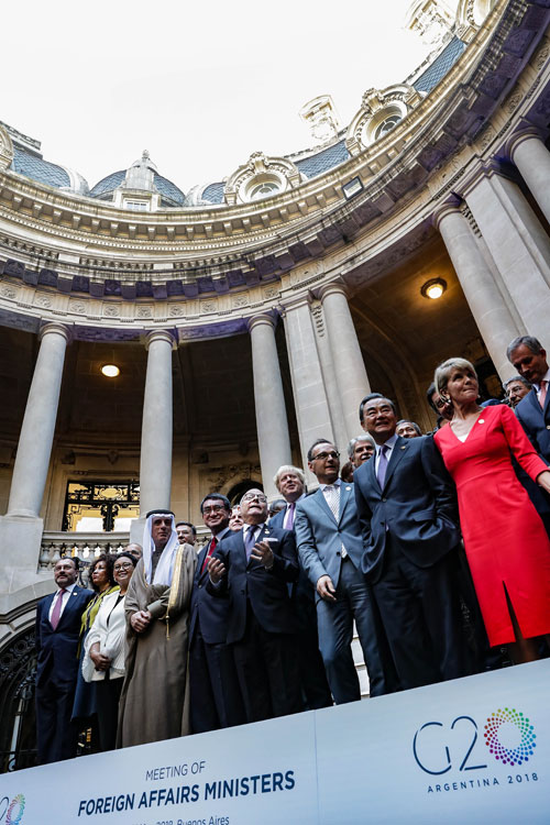 当地时间2018年5月21日,国务委员兼外交部长