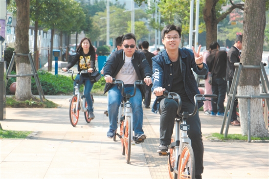 共享单车已成为打通市民出行“最后一公里”的有效解决办法。