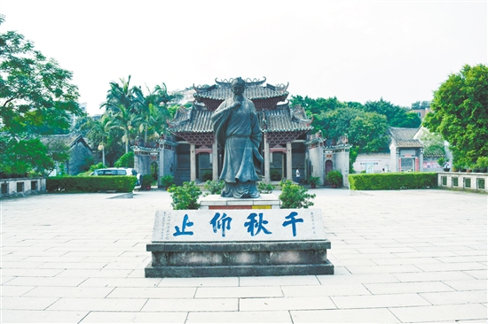 陈白沙祠。冰雪芹摄