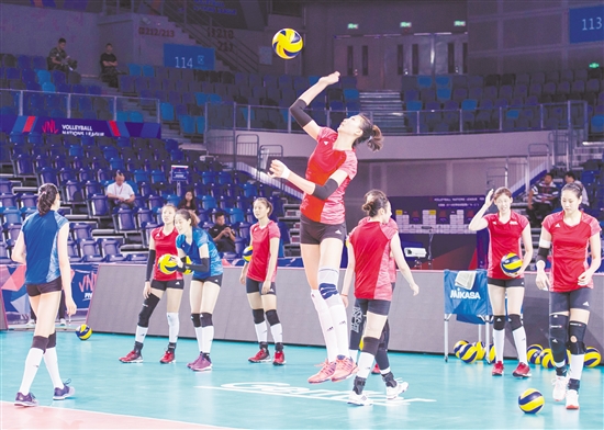 2018世排联赛江门站打响!中国女排今晚迎战巴