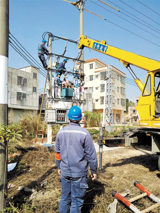 江门供电:完成192条中心村及农村电网改造升级