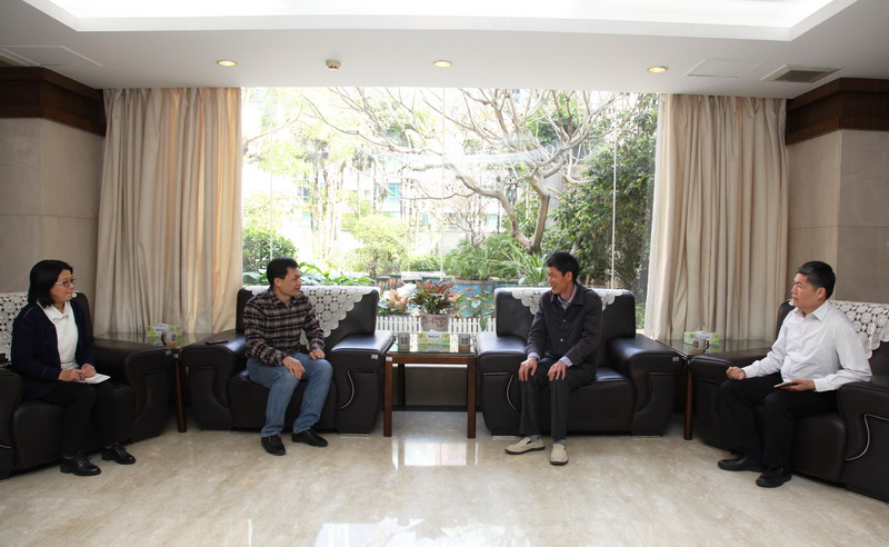 江门市档案局一行到省档案局汇报工作