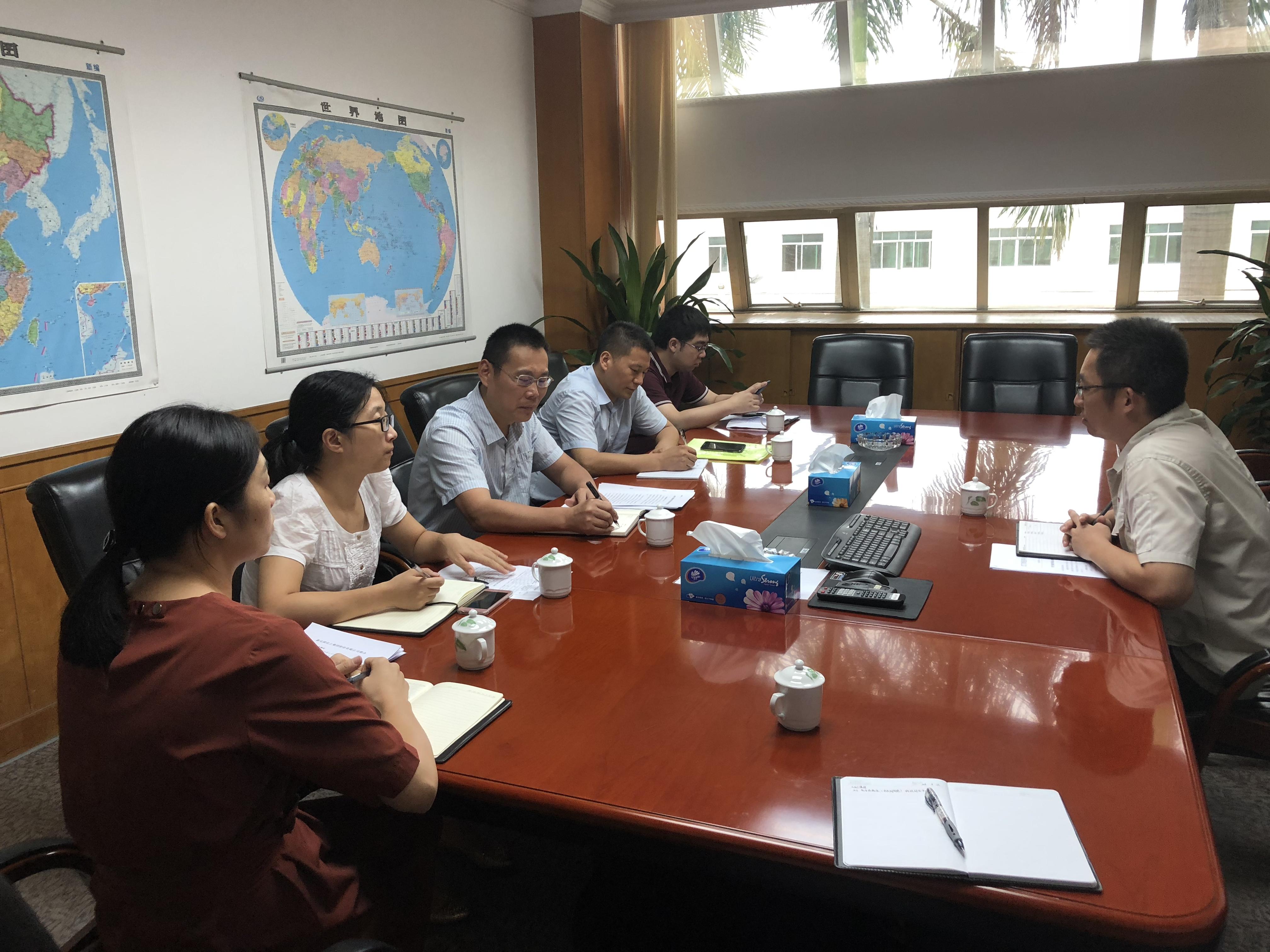 市经信局到嘉宝莉、大长江开展调研