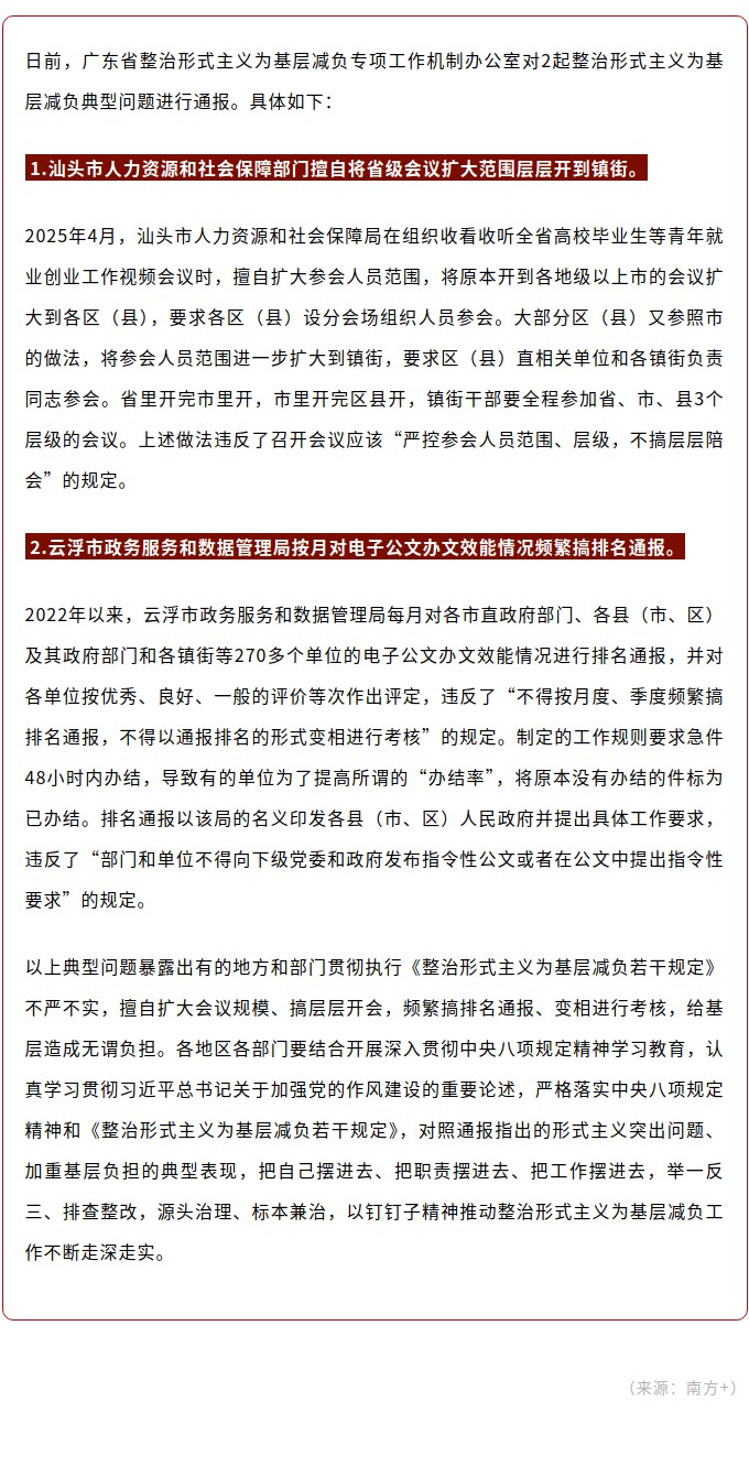 广东省整治形式主义为基层减负专项工作机制办公室公开通报2起整治形式主义为基层减负典型问题.jpg