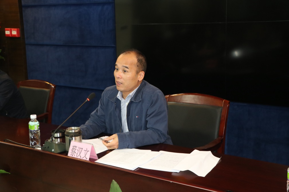 市应急管理局党组副书记,副局长蔡汉文作重要讲话