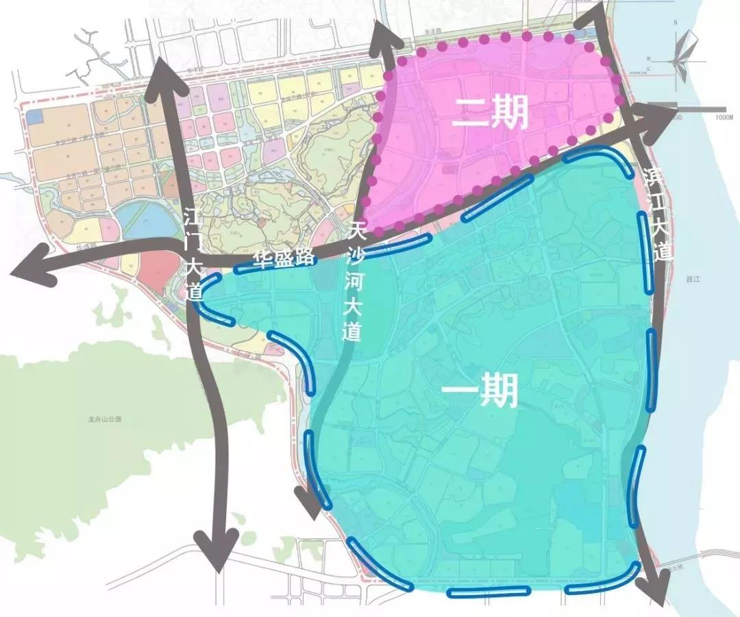 滨江新区启动区规划图.资料图